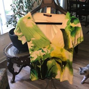 Roberto Cavelli Summer top. Size medium